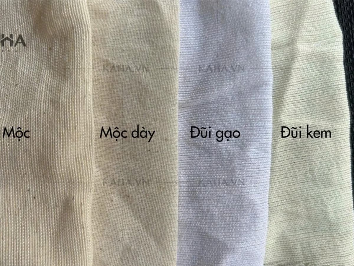 Bảng màu vải thông dụng nhất KAHA gia công cho khách sạn