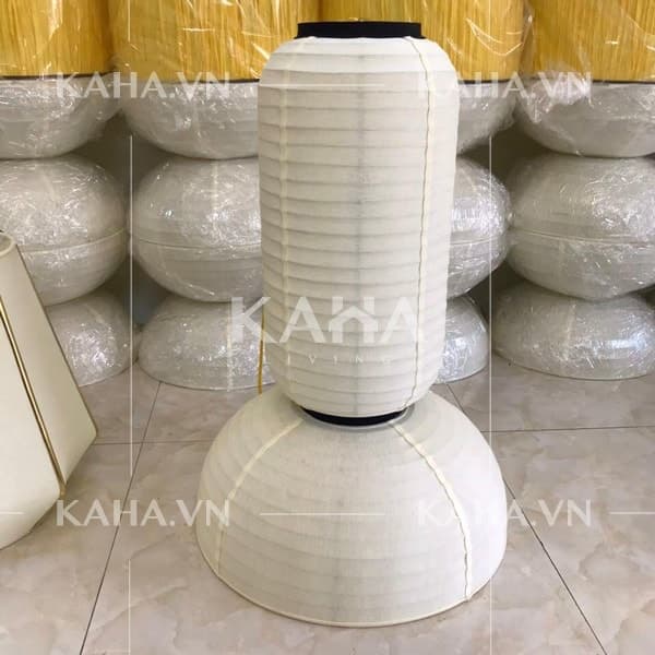 Bộ 3 đèn thả trần vải đũi trang trí quán café KH-DTR077 thumbnail 2