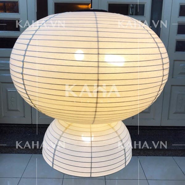 Bộ 3 đèn thả trần vải đũi trang trí quán café KH-DTR077 thumbnail 3
