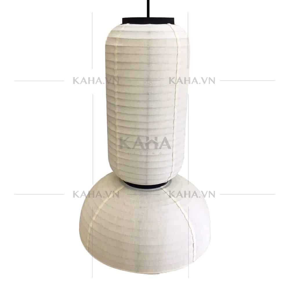 Bộ 3 đèn thả trần vải đũi trang trí quán café KH-DTR077 thumbnail 8