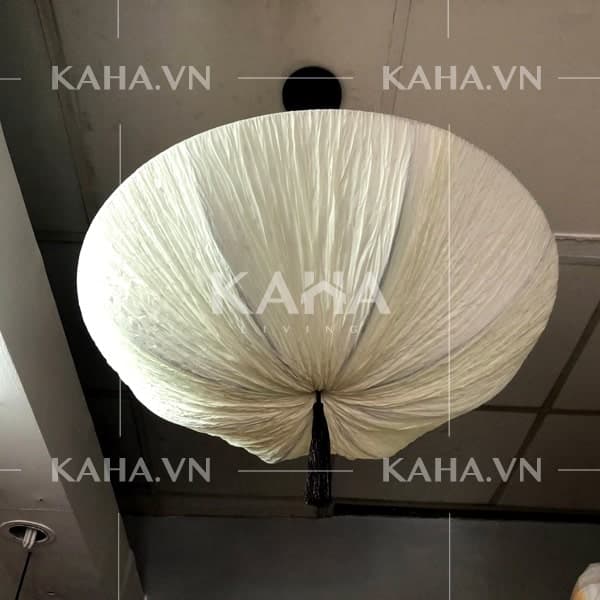 Bộ 10 đèn thả trần vải nhăn trang trí quán café KH-DTR078 thumbnail 7