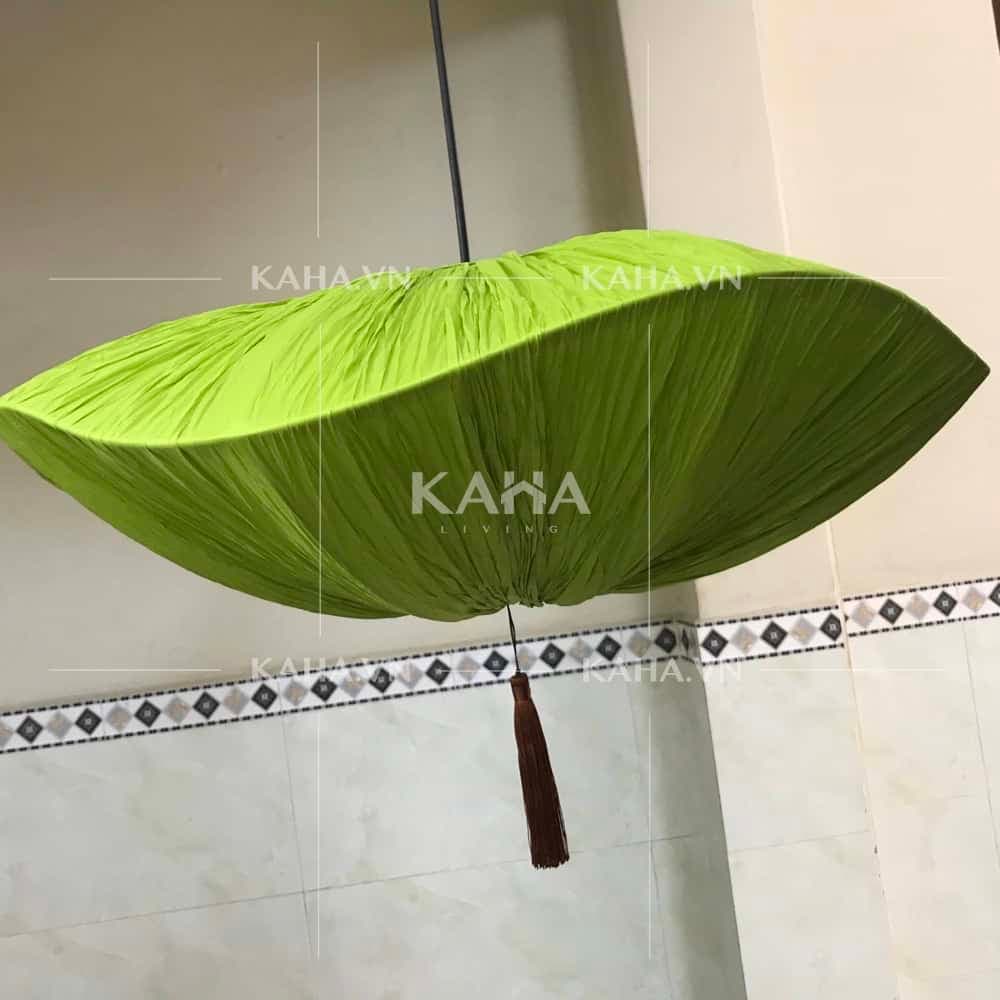 Bộ 10 đèn thả trần vải nhăn trang trí quán café KH-DTR078 thumbnail 2
