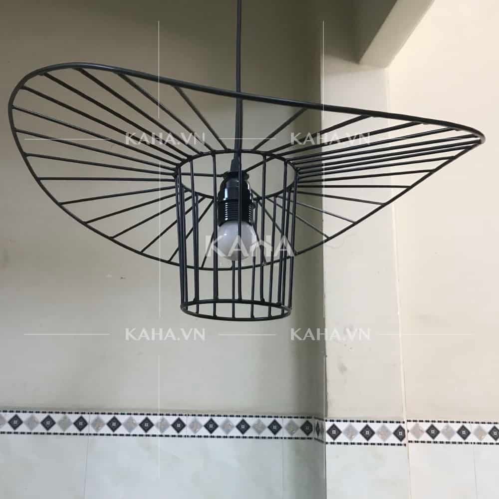 Chụp đèn vải phi bóng họa tiết trang trí quán café khách sạn KH-DTR088 thumbnail 8