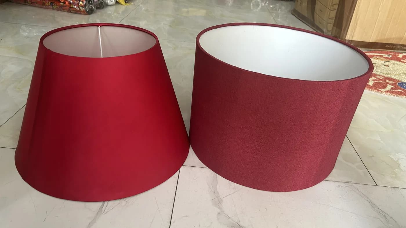 Chụp nón cụt đỏ đô, cỡ lớn