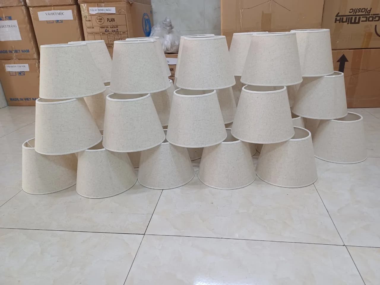 Chụp trống kem, lô hàng loạt