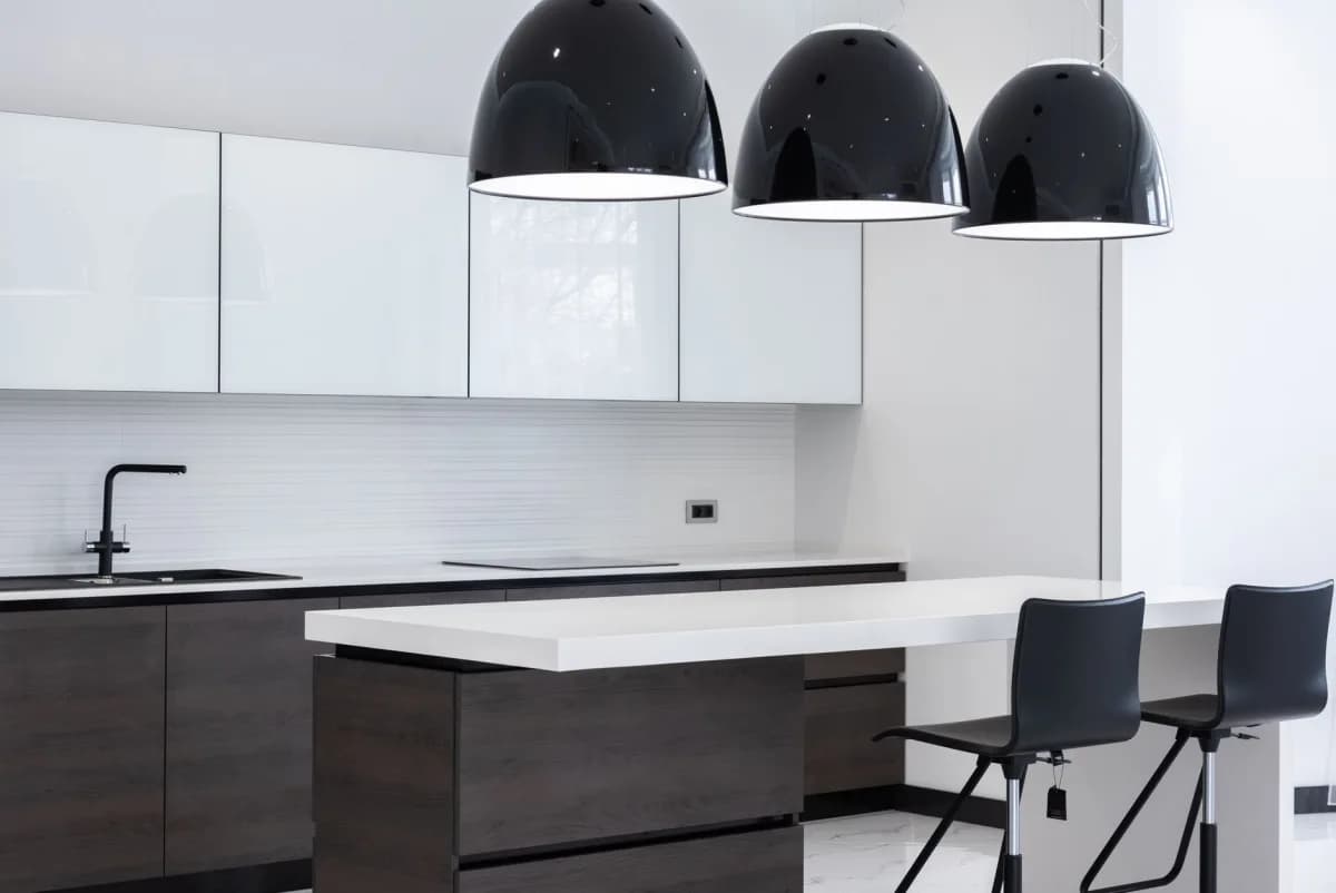 Đèn Thả Thông Tầng Cao Cấp Vải Lụa — Cụm Nhiều Tầng Cho Biệt Thự — ảnh minh họa