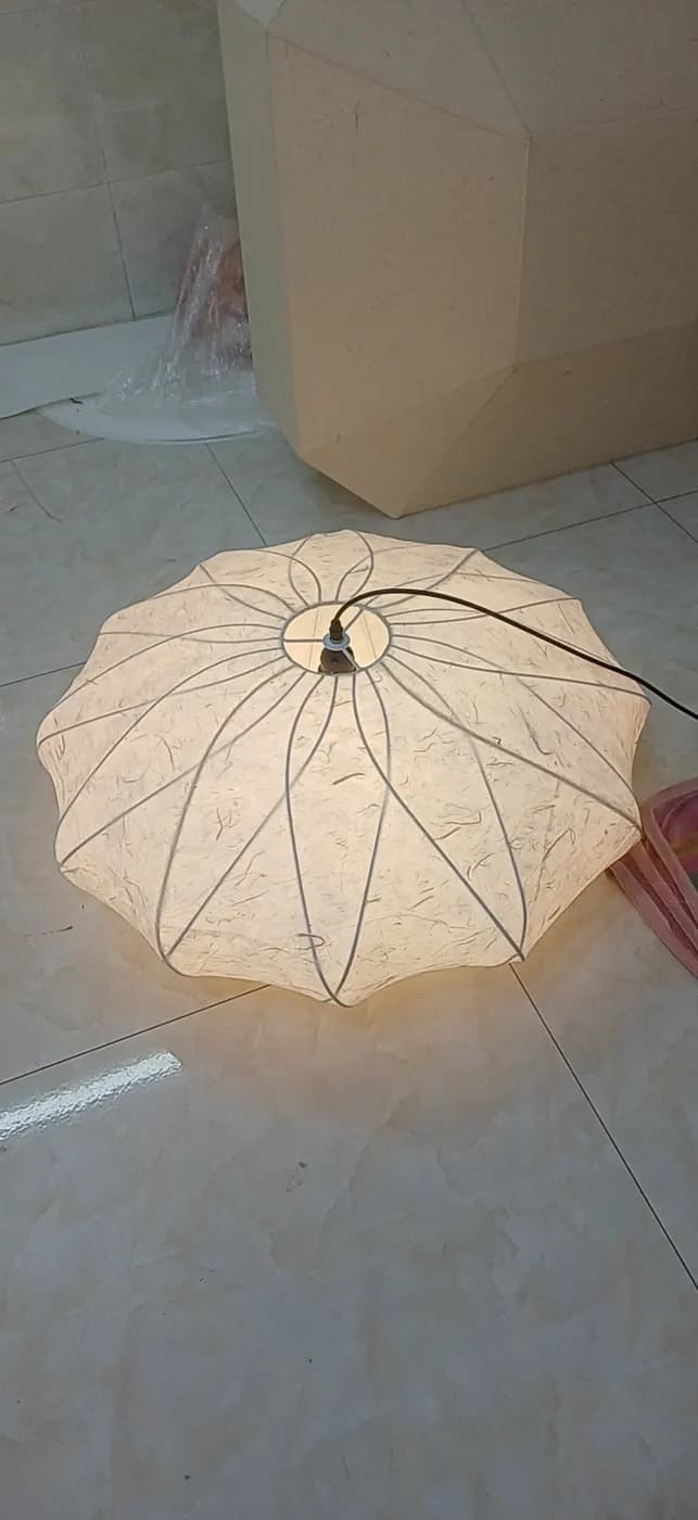 Đèn giấy dó cánh sen trang trí nhà hàng KH-GD06 thumbnail 3