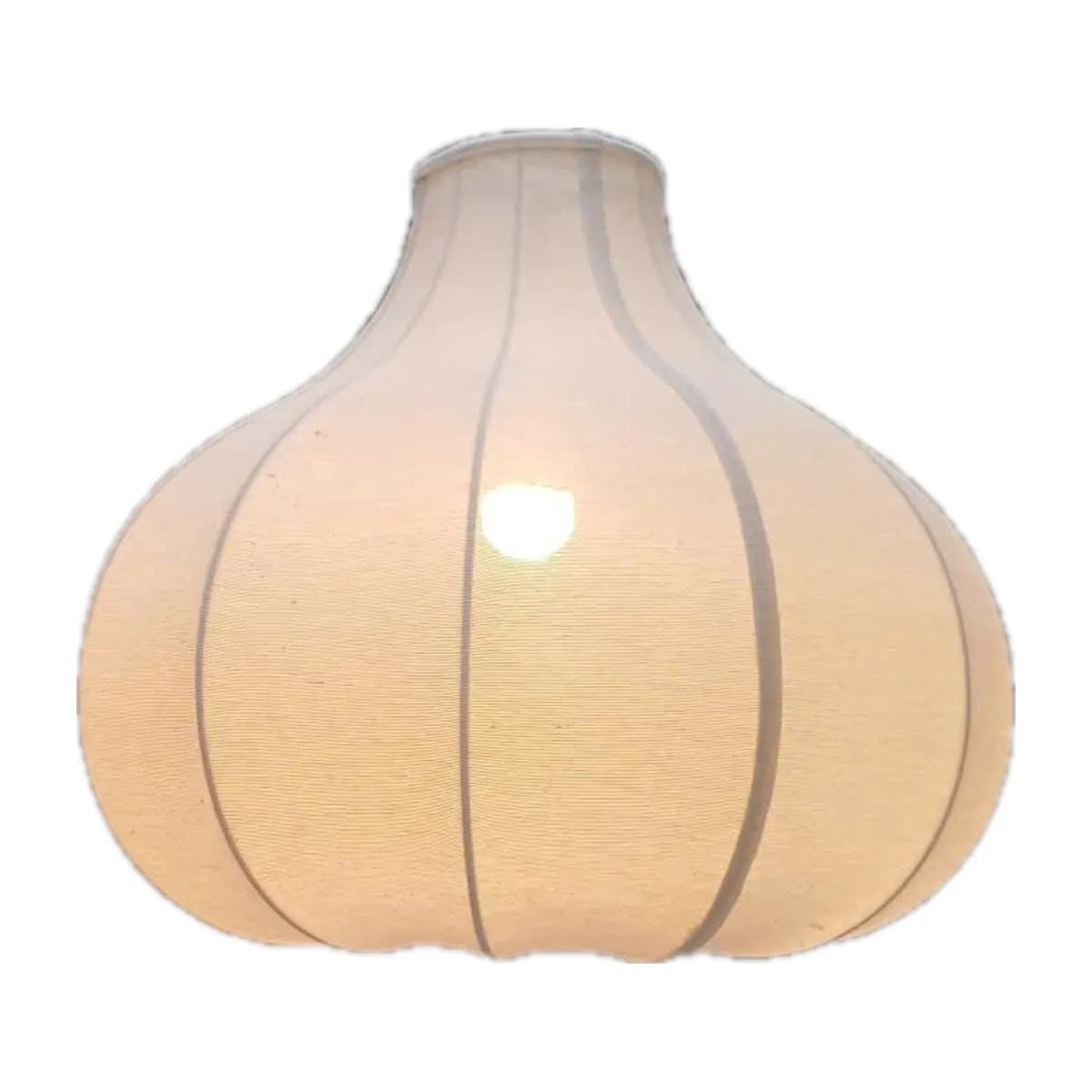 Đèn giấy dó dáng củ tỏi bo tròn KH-GD10 — ảnh 1