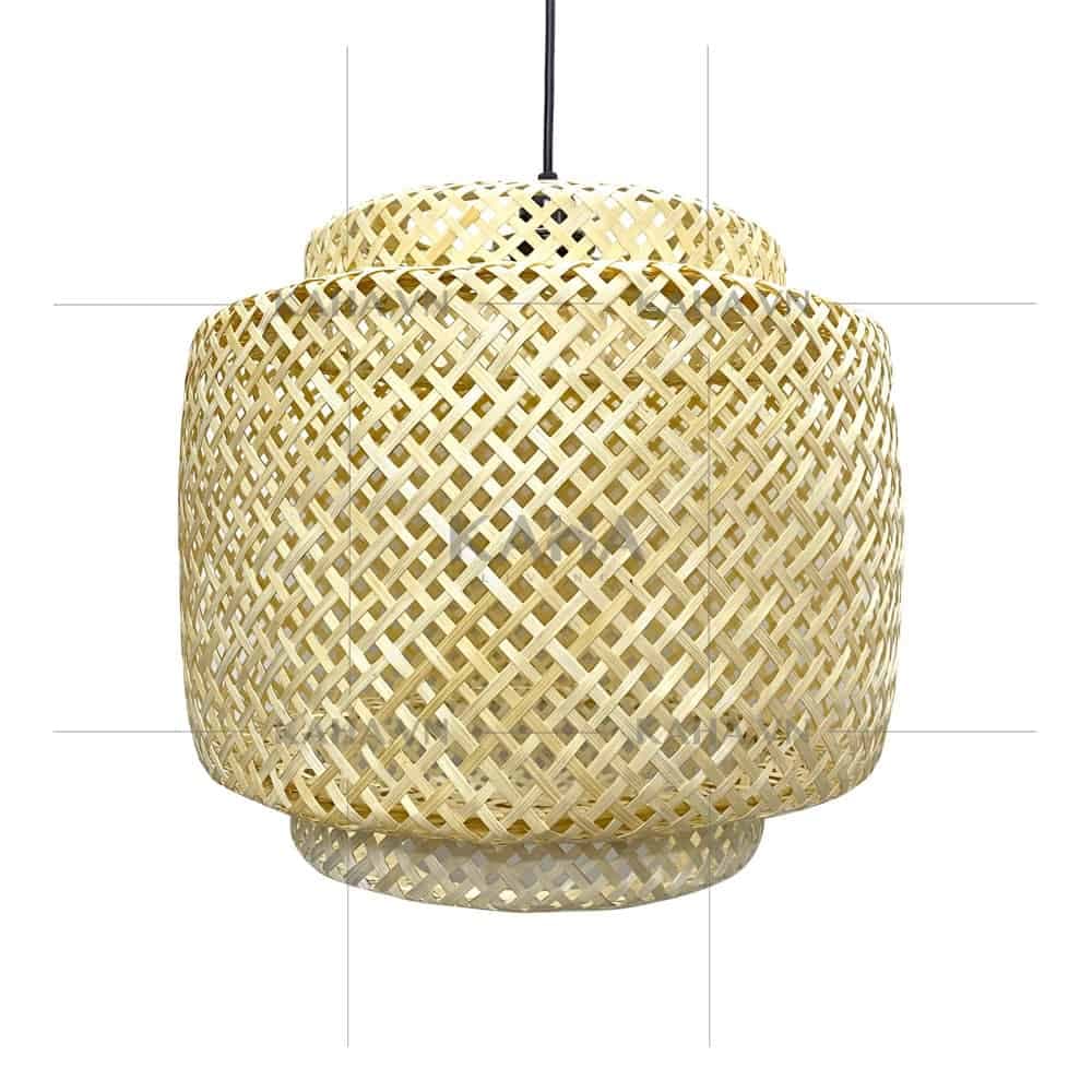 Đèn trụ tre 3 tầng — ảnh 1