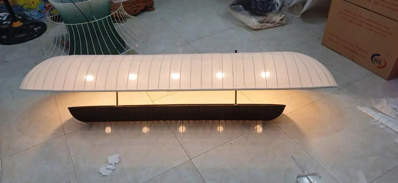 Đèn thả vải dáng thuyền dài nhiều bóng dùng cho quầy bar