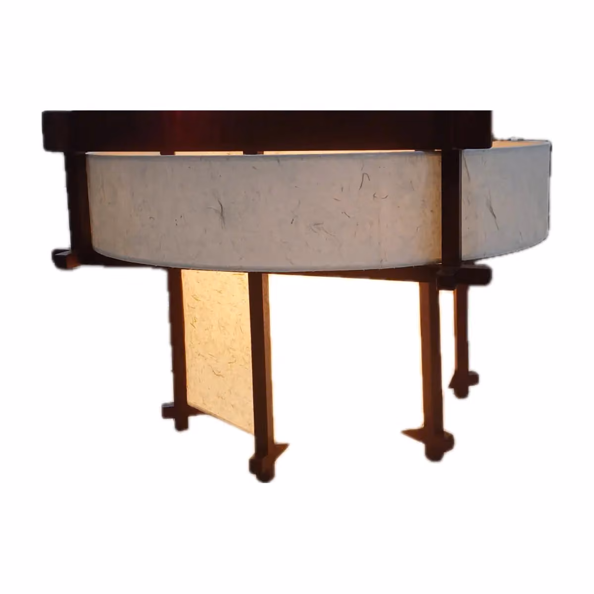 Đèn treo giấy dó khung gỗ kiểu Á Đông KH-GD09 — ảnh 1