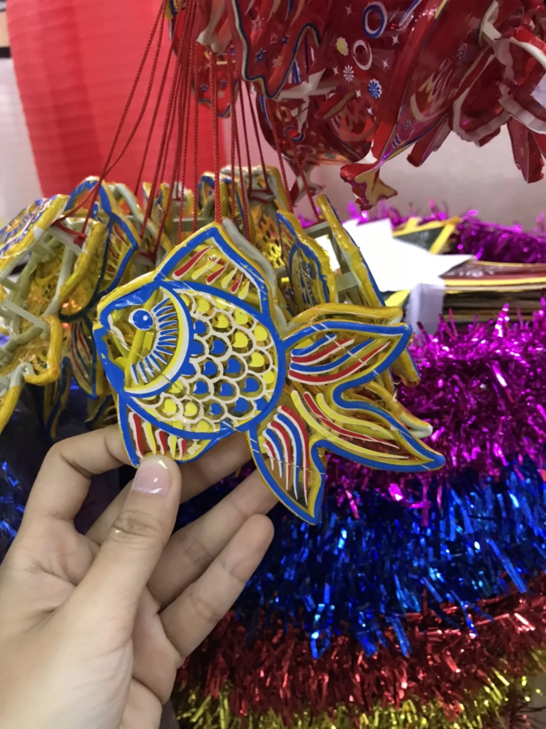 Đèn lồng vải in logo thương hiệu corporate Trung Thu 2026